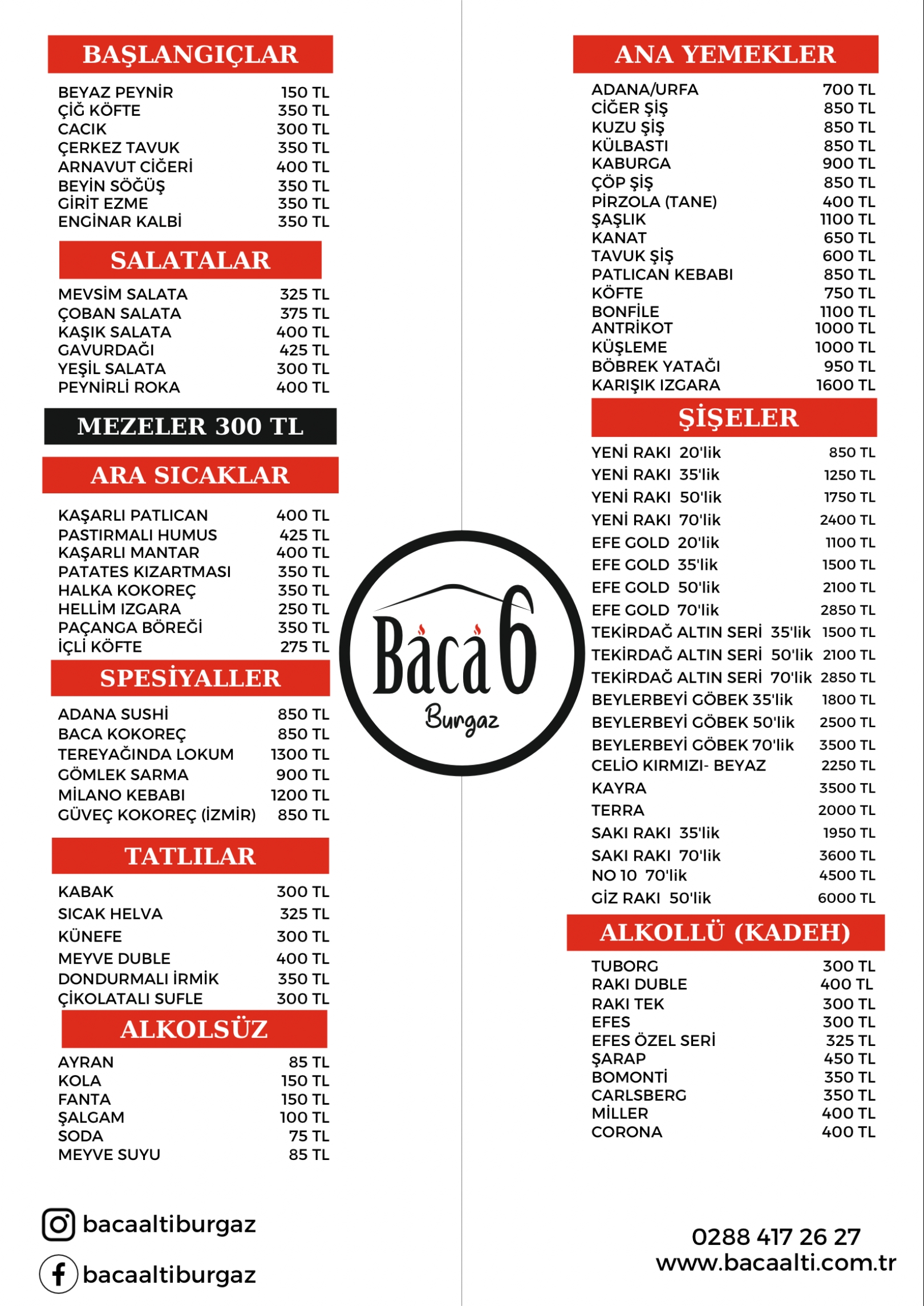 Baca6 Restaurant - Yeni Nesil Ocakbaşı Lüleburgaz